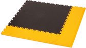 Vloertegel Cyclus 50x50x0.7 cm PVC koppelbaar - zwart