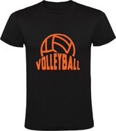 Volleybal Heren t-shirt |  Zwart