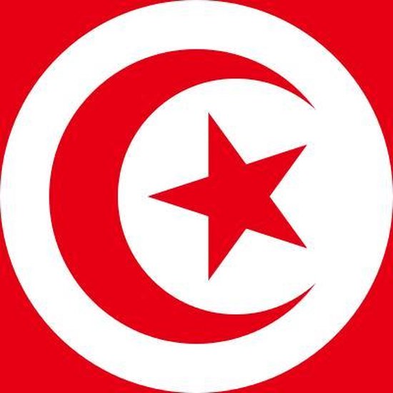 drapeau Tunisie, Drapeau tunisien 30x45cm