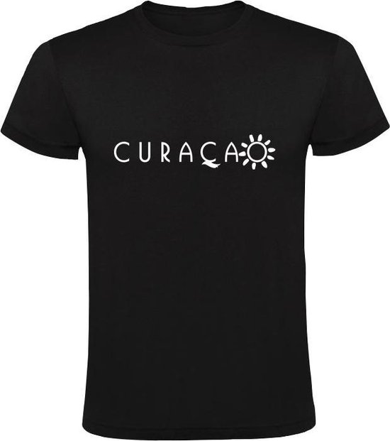 lindring uddrag frekvens Curacao Heren t-shirt | Antillen | Zwart | bol.com
