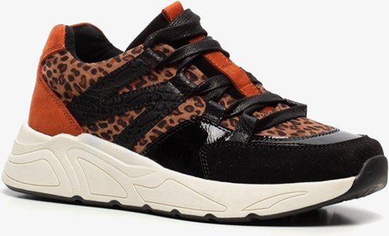 Supercracks dames dad sneakers met luipaardprint - Zwart - Maat 38 - Extra  comfort -... | bol.com