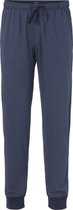 SCHIESSER Mix+Relax lounge broek - lange pijpen met boord - dun - blauw geruit - Maat: S