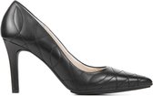 Lodi Dames Leren   Pumps / Schoenen - Blokhak  hoogte 2 cm cm - Rucore-tp - Zwart - Maat 39.5