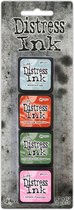 Ranger - Tim Holtz - Distress Mini Ink Pad - kit 16 - 4 pcs