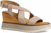 Tamaris Dames Sandaaltje 1-1-28017-36 341 beige normal Maat: 41 EU