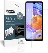 dipos I 2x Pantserfolie mat compatibel met LG K71 Beschermfolie 9H screen-protector (expres kleiner dan het glas omdat het gebogen is)
