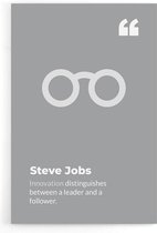 Walljar - Steve Jobs - Muurdecoratie - Poster
