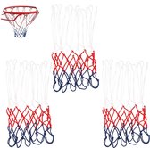 Basketbalnet - Zinaps Set van 3 professionele basketbalnetten, basketbalvervangingsnet, net voor basketbalring, basketbalvervangingsnet, bal net voor standaard maat basketbalmand, net voor ba