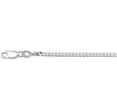 YO&NO - Ketting - Zilver - Gourmet - 2,4mm - 40cm - Sieraden vrouw - Heren  - Zilver 925