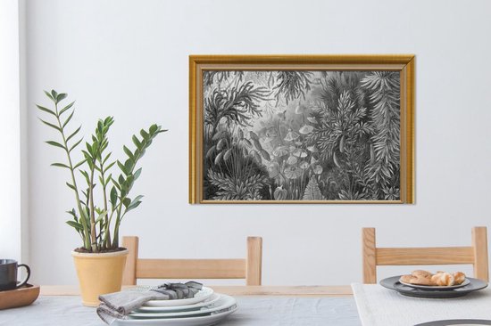 Oeuvre de Peinture sur Toile - Maîtres Anciens - Cadres - Or - 90x60 cm - Art Décoration murale