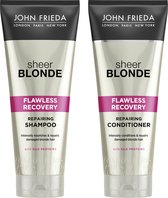 John Frieda Sheer Blonde Flawless Recovery Conditioner - 4 x 150 ml - Voordeelverpakking