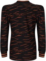 Indian Blue meiden shirt Zebra Black