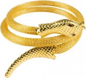 armband slang vrouwen 8 cm kunststof goud