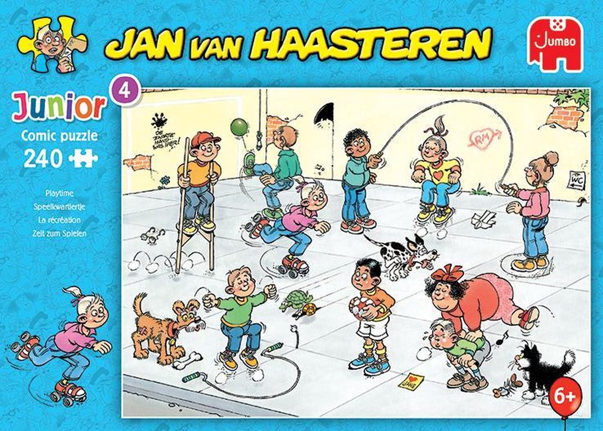 Jan van Haasteren Junior Speelkwartiertje puzzel - 240 stukjes - Kinderpuzzel — afbeelding 5