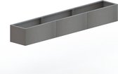 MySteel Verzinkt staal plantenbak Texas xxl 3000x500   - Hoogte: 800mm