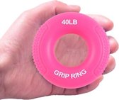 2 STKS Siliconen Grijper Vinger Oefening Grip Ring, Specificatie: 40LB (Algemeen Rozerood)