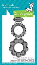 Reveal Wheel Circle Add-On Frames: Flower and Sun Dies (LF2254)