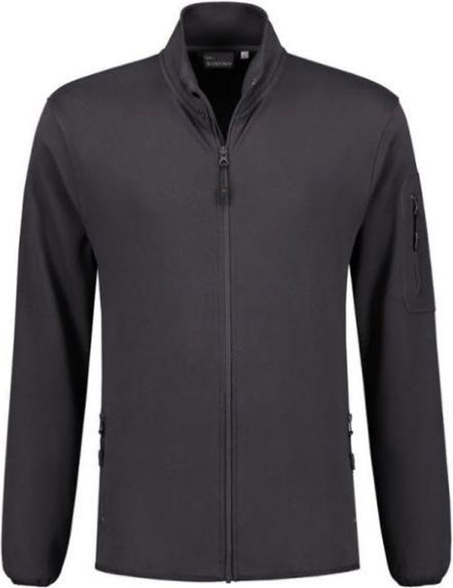 Santino Berlin Sweatvest lange mouwen +Rits - Donkergrijs - XL