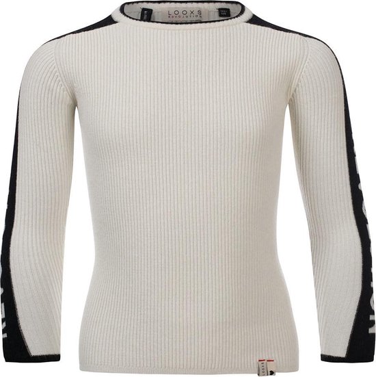 Looxs Revolution 2131-5307-003 Meisjes Sweater/Vest - Maat 116 - ecru van Viscose