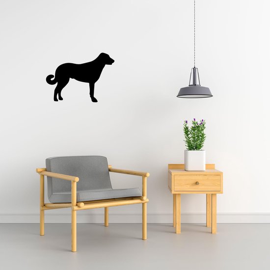 Berger d'Anatolie - Silhouette chien - XS - 19x26cm - Zwart - décoration murale