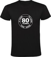 It took 80 years to look this good t-shirt Heren | 80 jaar | verjaardagskado | gefeliciteerd | verjaardag