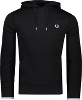 Fred Perry Sweater Zwart Aansluitend - Maat XL - Heren - Herfst/Winter Collectie - Katoen;Polyester