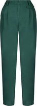 DEELUXE Effen geplooide broek  FLORA Green