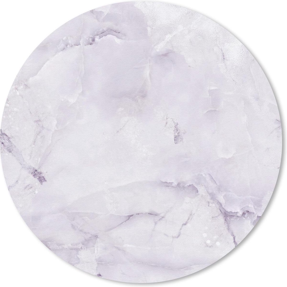 Muismat rond 40x40 cm - Mousepad Marmer - Plamuur - Roze - Ronde muismatten