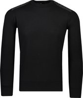 Belstaff Trui Zwart Aansluitend - Maat XL - Heren - Herfst/Winter Collectie - Wol