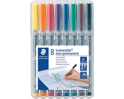 STAEDTLER Lumocolor S non-permanent - Box 8 st