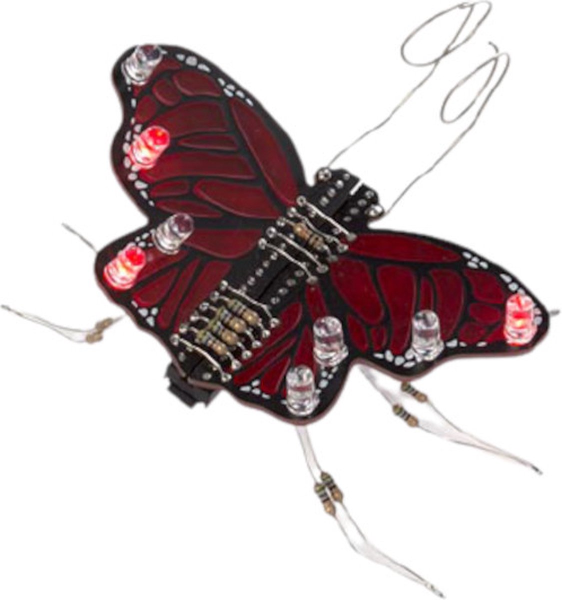 Whadda Animal Kingdom, The Monarch - Soldeerkit - Educatieve Soldeerset - STEM Speelgoed - Solderen Voor Beginners