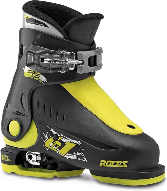 Chaussures de ski Roces - Taille 25-29 - Unisexe - noir / jaune / gris