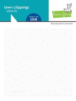 Lawn Clippings Starry Sky 6x6 Inch Stencil (LF2363)