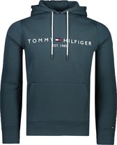 Tommy Hilfiger Sweater Groen Normaal - Maat M - Heren - Herfst/Winter Collectie - Katoen;Polyester