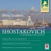 String Quartet St. Petersburg - String Quartets Nos. 3, 5, 7 (CD)