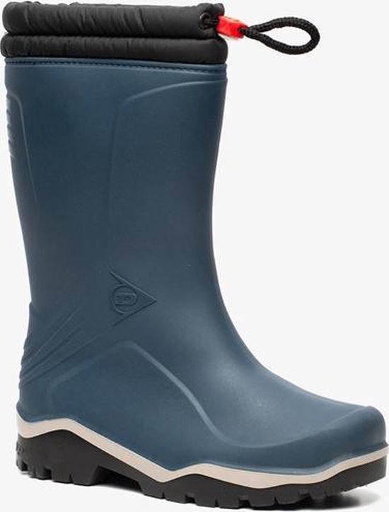 Dunlop Blizzard kinder sneeuw/regenlaarzen - Blauw - 100% stof- en waterdicht - Maat 33 - Snowboots
