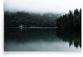 Walljar - Lake In The Woods - Muurdecoratie - Poster