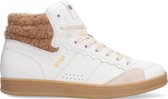 Wysh Lea Hoge sneakers - Leren Sneaker - Meisjes - Wit - Maat 35