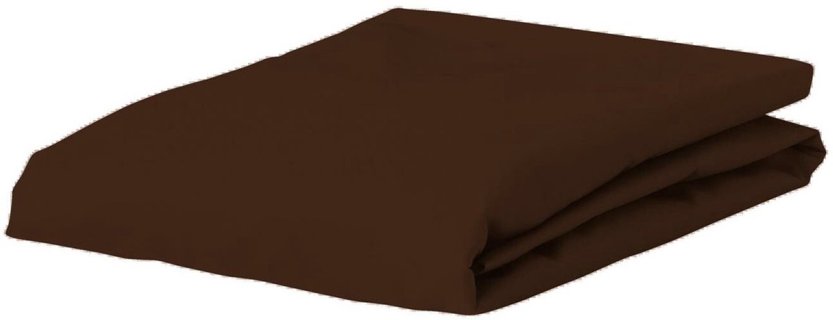 ESSENZA Satin Hoeslaken Chocolate - 90x210
