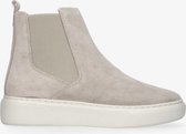 Tango | Alex 11-d beige suede chelsea sneaker - bone white sole | Maat: 38