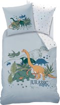 Matt & Rose Dekbedovertrek Dino Jungle - Eenpersoons - 140 x 200 cm - Katoen