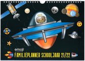 Emoji - Space Monkey - Schooljaar Familieplanner - 2021-2022