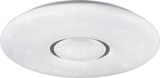 LED Plafondlamp WiZ - Smart LED - Plafondverlichting - Torna Liva - 20W - Aanpasbare Kleur - RGBW - Dimbaar - Rond - Mat Wit - Kunststof