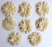 Creative elements canvas layered petals x8