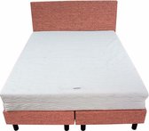 Bedworld Boxspring 120x200 - Stevig - Waterafstotend grof - Oud roze (P52)