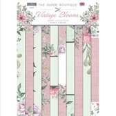 The Paper Boutique Insteek Papier - Vintage Blooms - A4 - 4x10 designs