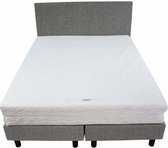 Bedworld Boxspring 200x190 - Stevig - Waterafstotend fijn - Licht blauw (MV72)