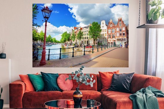 Affiche Canal - Amsterdam - Pays- Nederland - 180x120 cm XXL