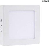 LED Paneel Vierkant Opbouw - 6 Watt - Warm Wit