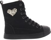 Meisjes Enkellaarzen Shoesme Sh21w019-a Black Heart Zwart - Maat 27